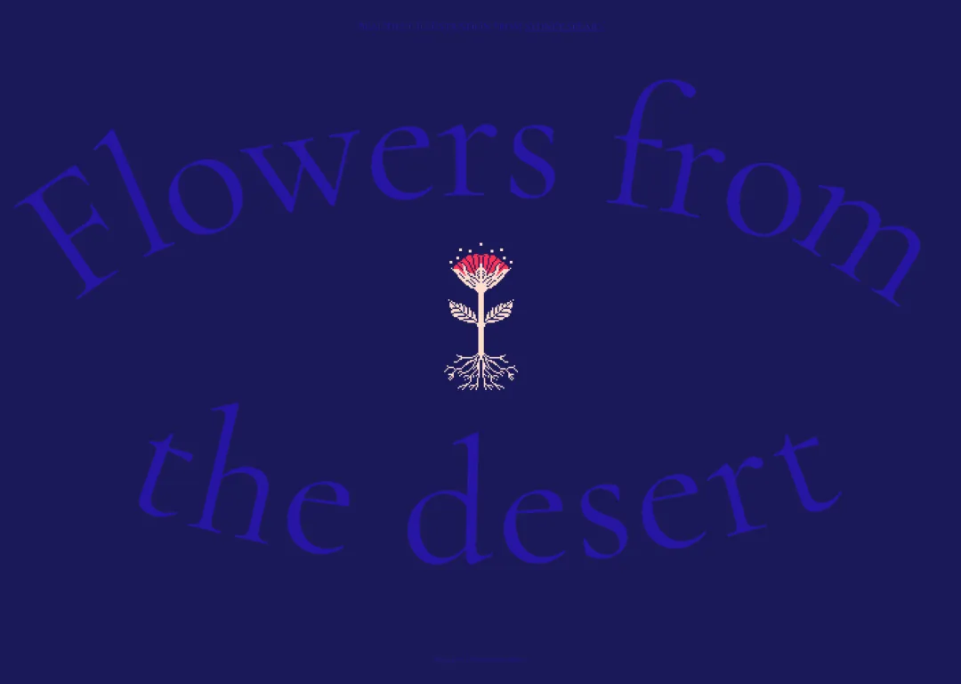 Flowers from the desert